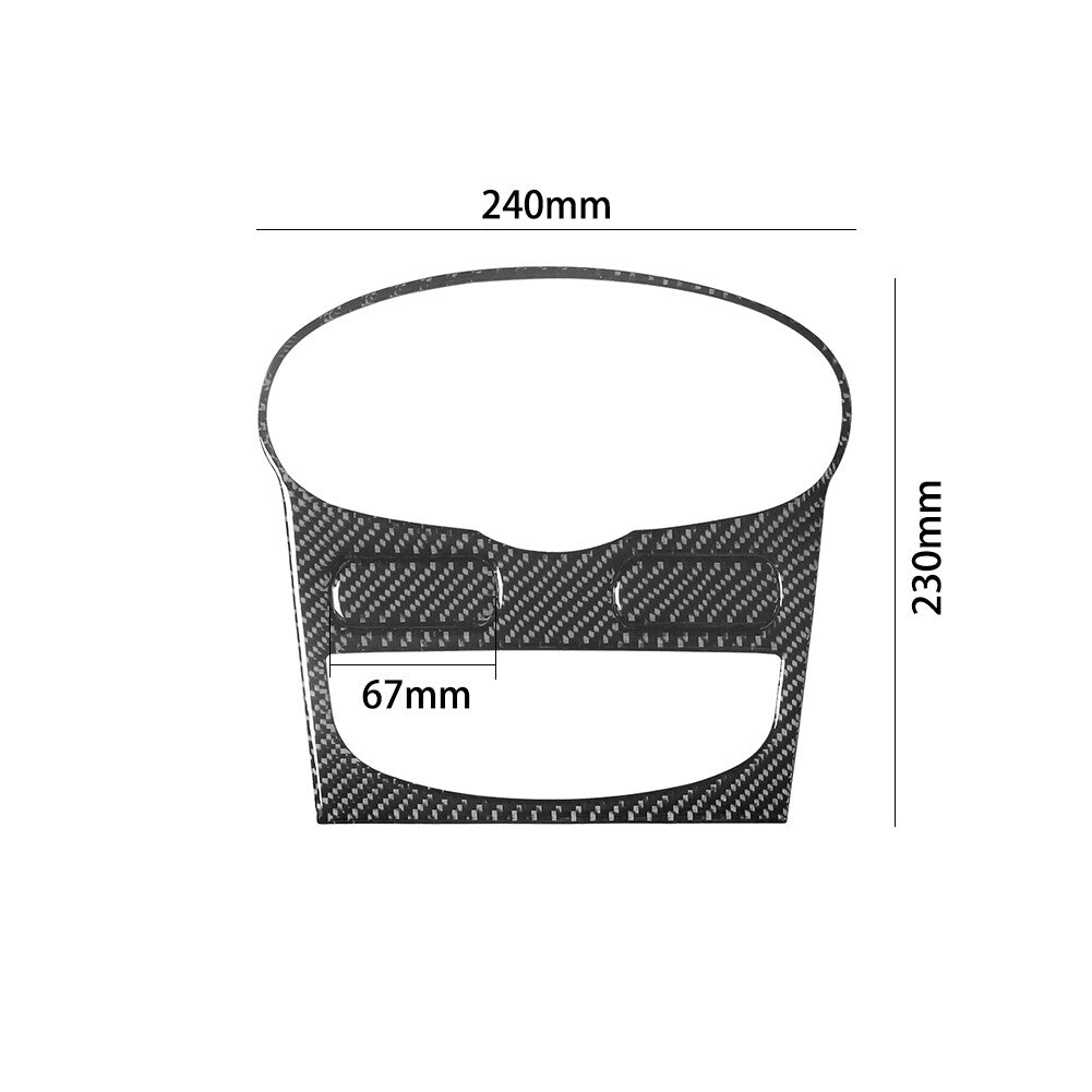 For Z4 E89 Carbon Fiber Center Console Air Vent Outlet Cover Trim 2009-2016 v