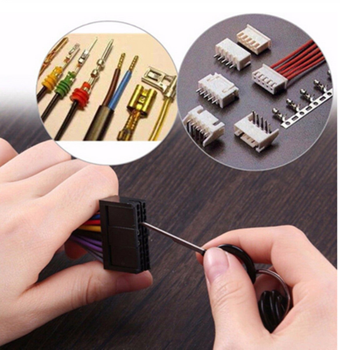 Car Electrical Wiring Crimp Connector Pin Terminal Removal Tool Harness Repair