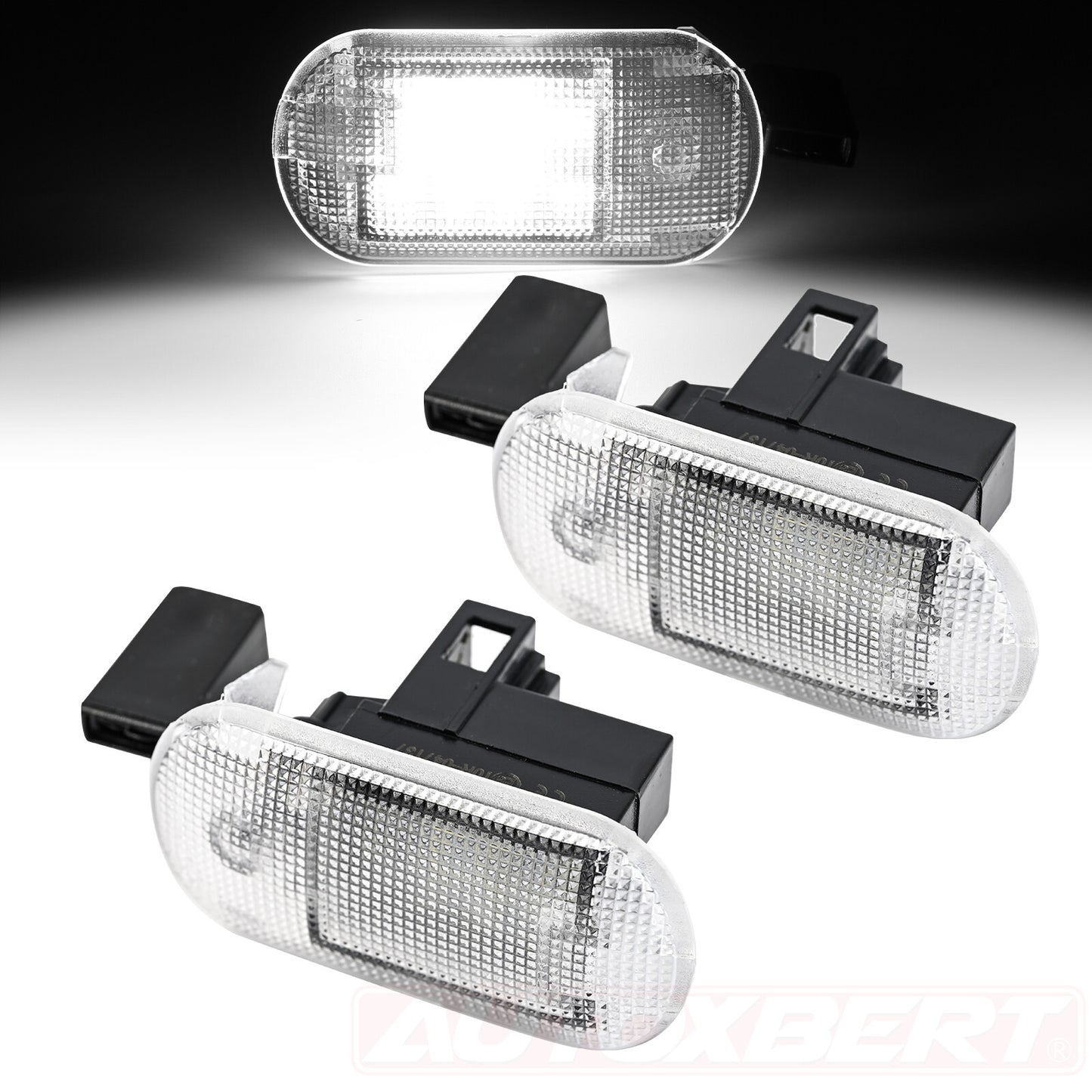 2x LED glove compartment lighting light, for VW for Bora , for Golf 4 IV Touran Touareg II