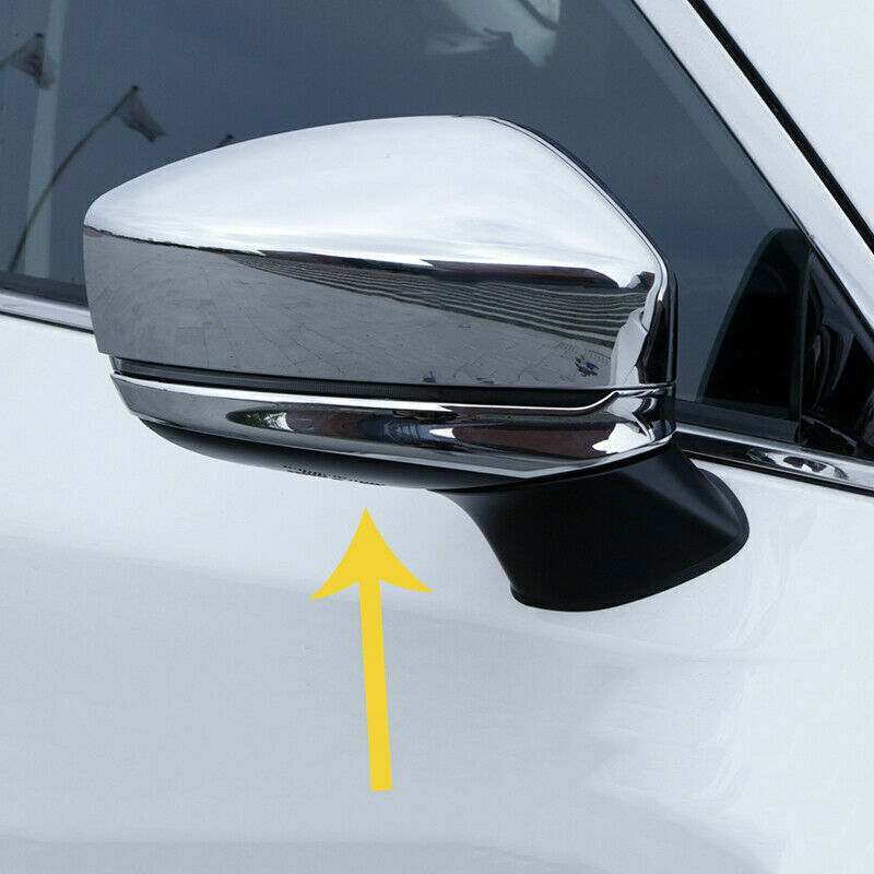 for Mazda CX-5 2017-2024 Chrome Style Exterior Rear View Side Door Mirror Covers
