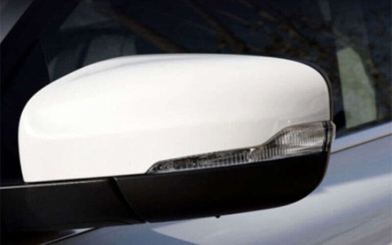 for Volvo XC60 2015-2017 Pearl White ABS Side Mirror Cover Cap Replace Trim 2Pcs