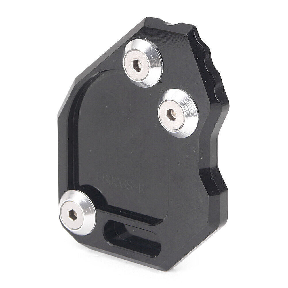 Black Side Stand Kickstand Plate Pad for BMW F800GS 2008 2009 2010 2011 2012-14 Q