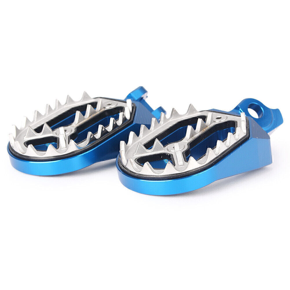 Blue Racing Footpegs for Suzuki RMZ250 RMZ450 2010 2011 2012 2013 2014 2015 Q