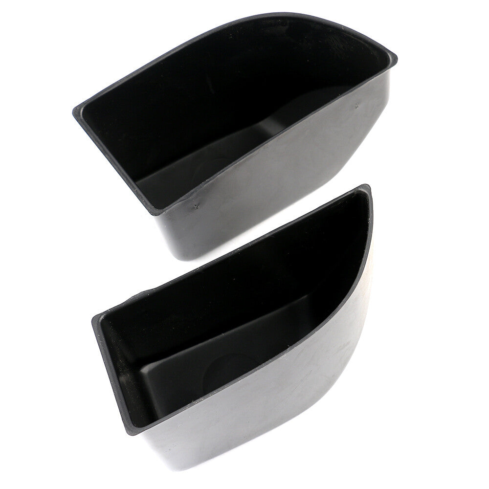 2X Rear Door Armrest Storage Box Holder Container Black For 2008-2012 for Accord Q