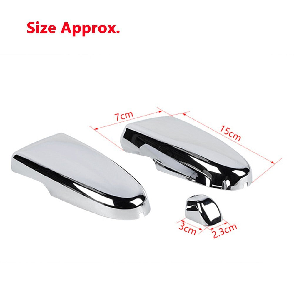 Chrome ABS Tailgate Rear Window Glass Hinge Cover Trim for Jeep Liberty 1999-06