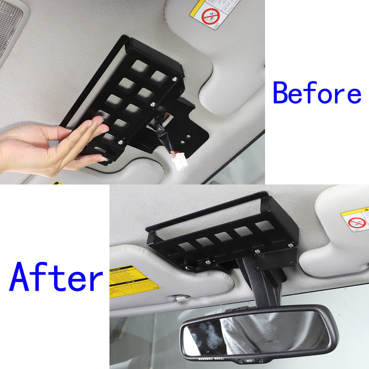 Carbon Fiber Center Gear Transmission Panel Cover for 370Z Z34 2009 - 2020- v