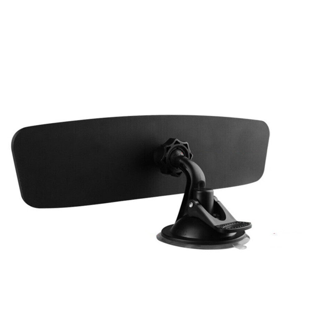 Wide Angle Flat Car Interior Rear View Mirror W/ Suction Cup On Rearview Mirror. n
