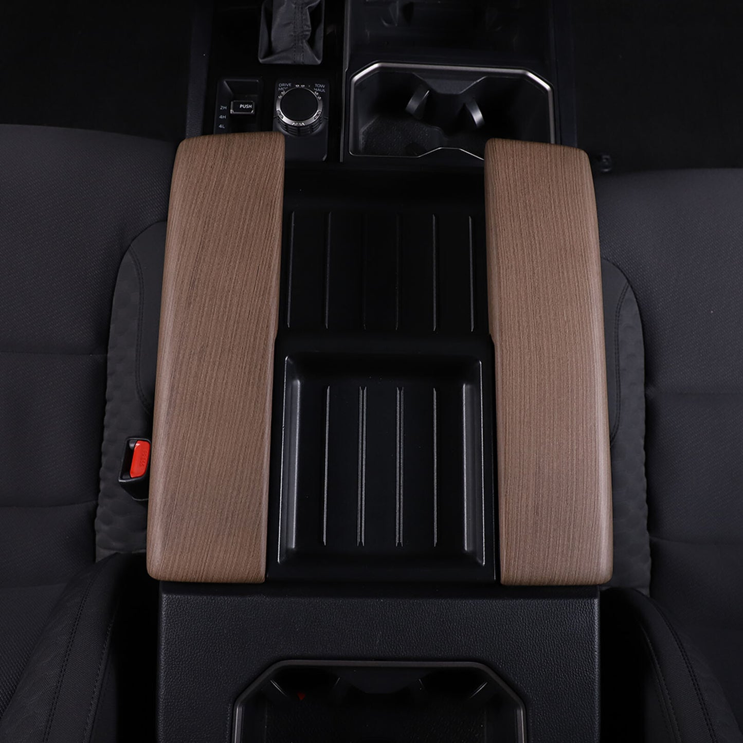 Carbon fiber exterior tailgate handle cover decorative frame suitable for Tacoma 2006-2015 - v