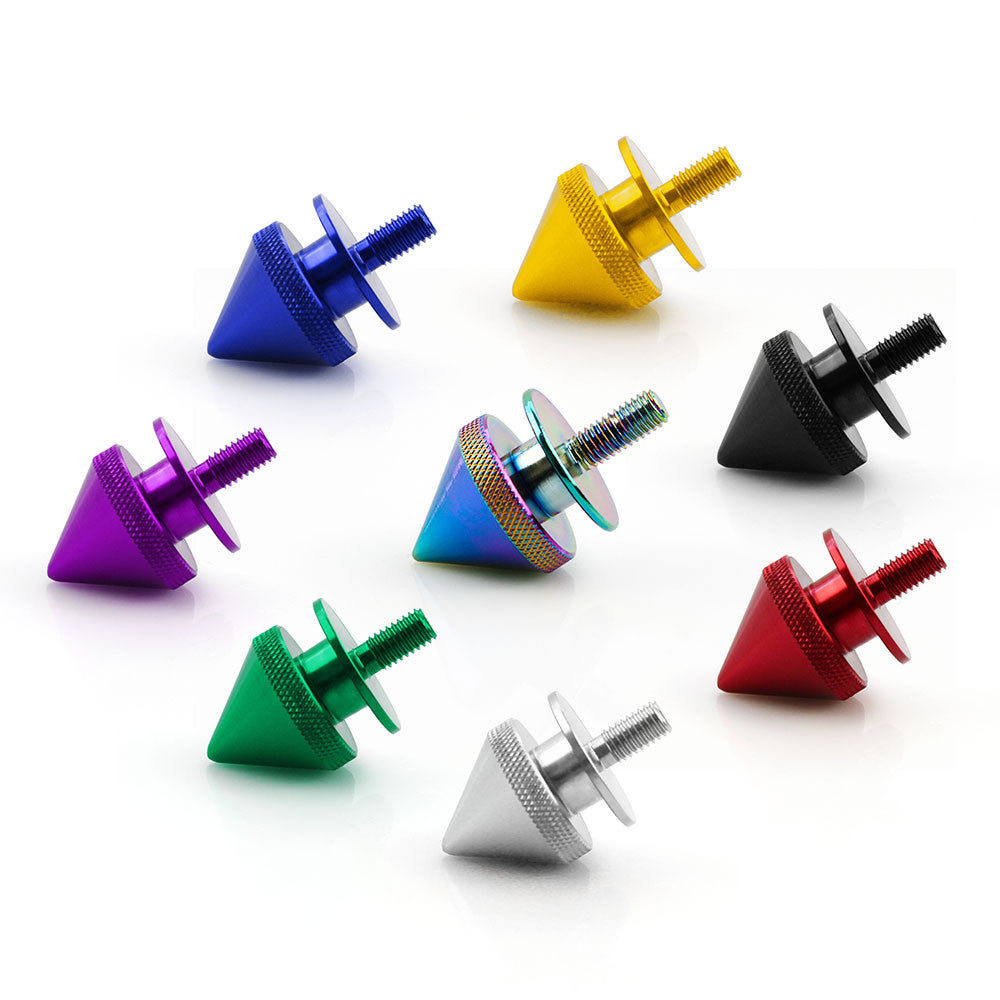 4pcs Car Spike Front Bumper Hatch Lids Quick Release Fasteners Nuts Bolt Kit Q