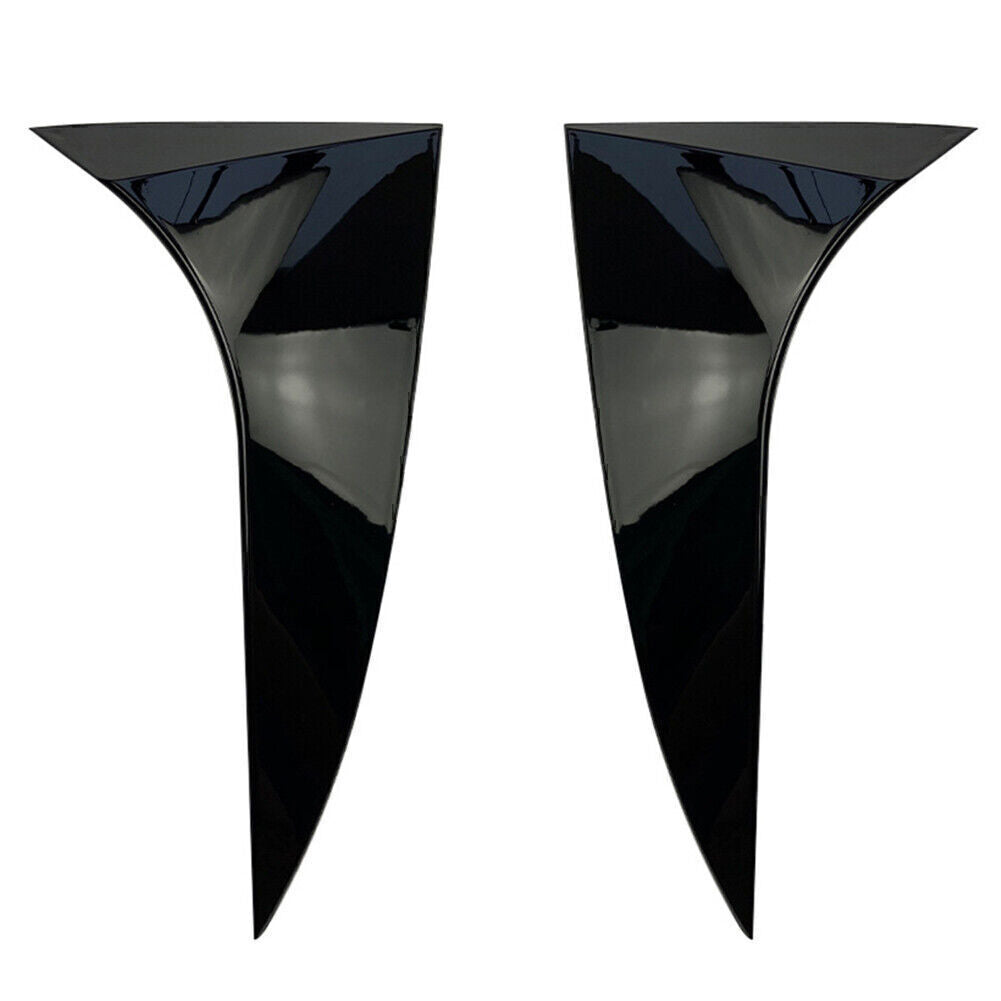 Black Rear Window Spoiler Side Wing Cover 2014-2018 15 for Ford Focus Hatchback