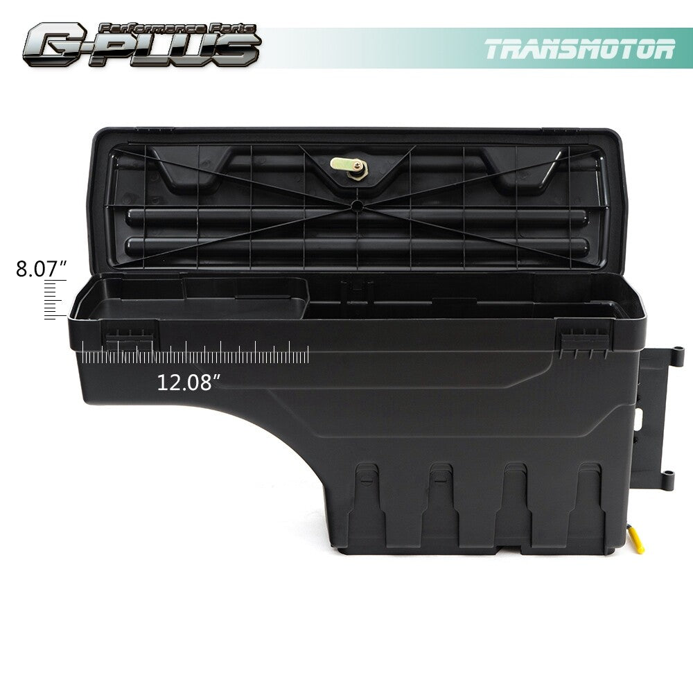 Truck Bed Left Side Storage Tool Box Fits 17-20 for F-350 Super Duty - v