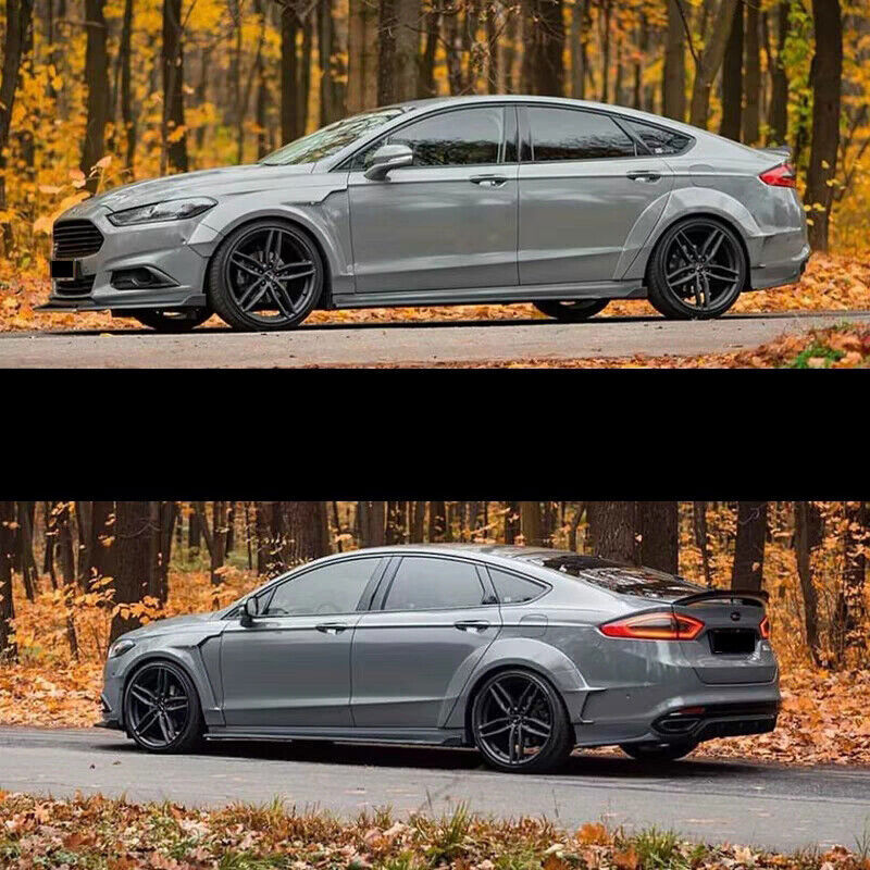 for Ford Fusion 2013-2018 Primer Fender Flares Wheel Arches Wide Body Kits guard