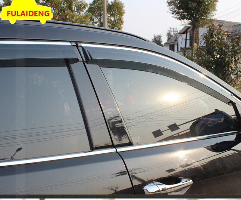 for Cadillac XTS 2013-2019 Window Visor Deflectors Sun Guard Rain Vent Covers