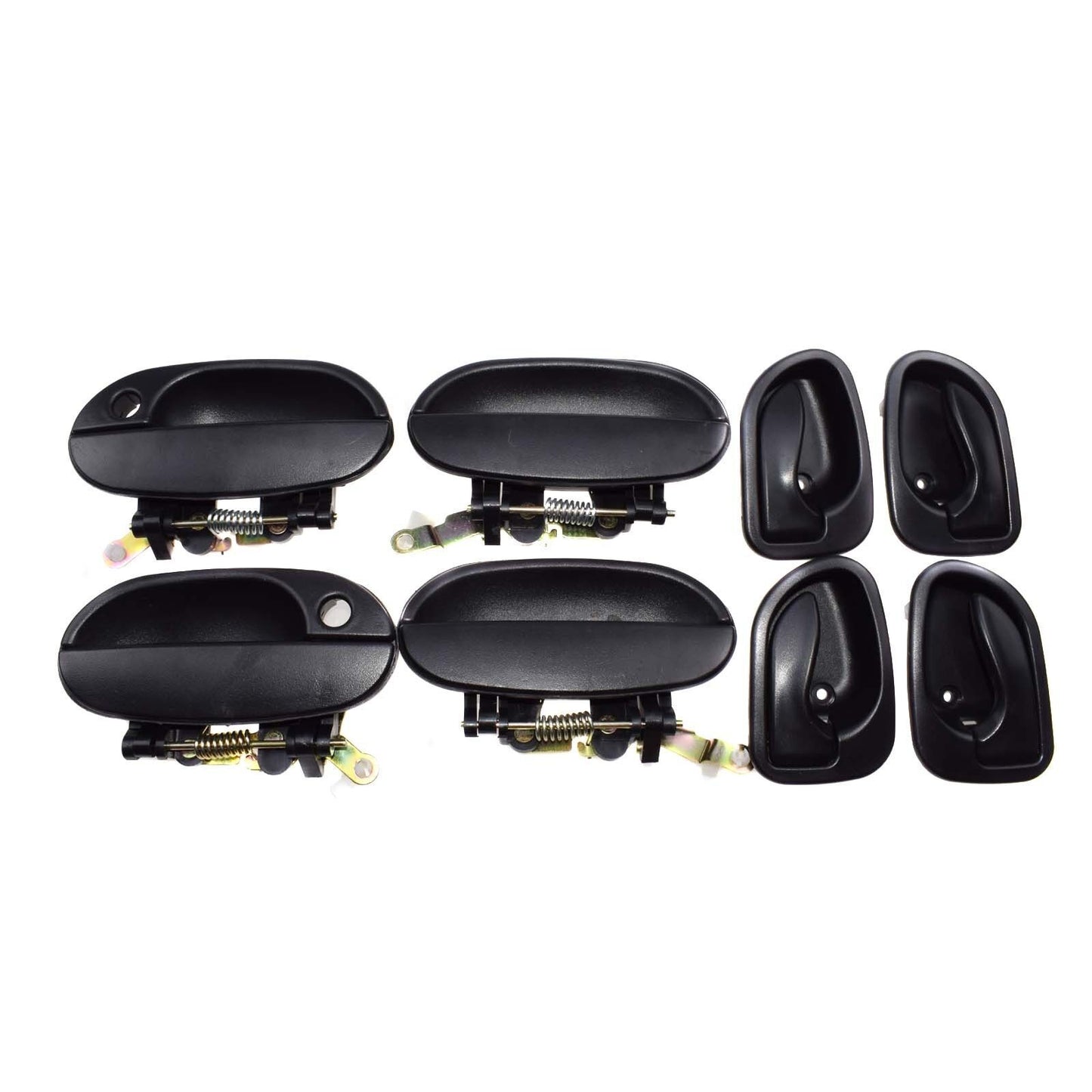 for Hyundai Accent 95-99 8265022000CA 8pcs BlackBlack Door Handles Controls Set