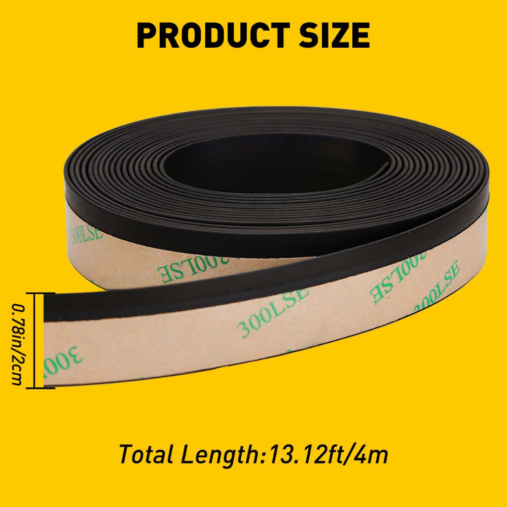 4-meter rubber weatherstripping strips suitable for automotive front and rear windshields and sunroofs.