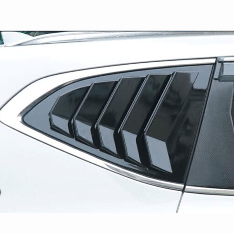 for Honda CR-V CRV 18-2022 Gloss Black ABS Side Vent Window Scoop Louver Trim 2X