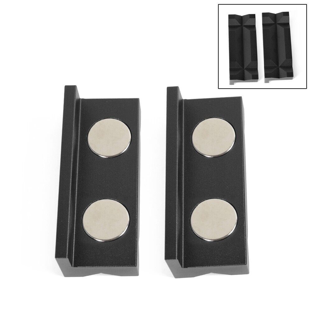 1 Pair Aluminum Vise Jaws fits For Holding AN Fitting Adapter Length 101mm 4 Q