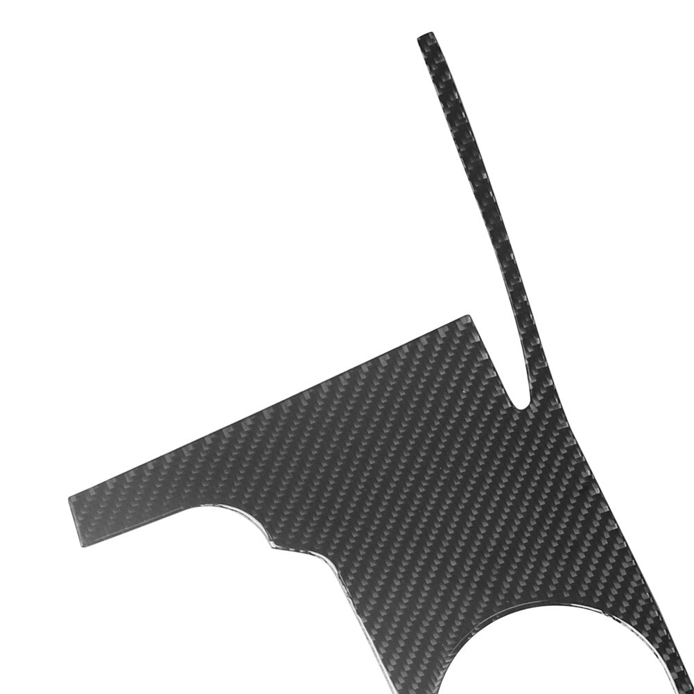 2Pcs Carbon Fiber Front Door Pillars Cover Trim For Explorer 2020-2023 v
