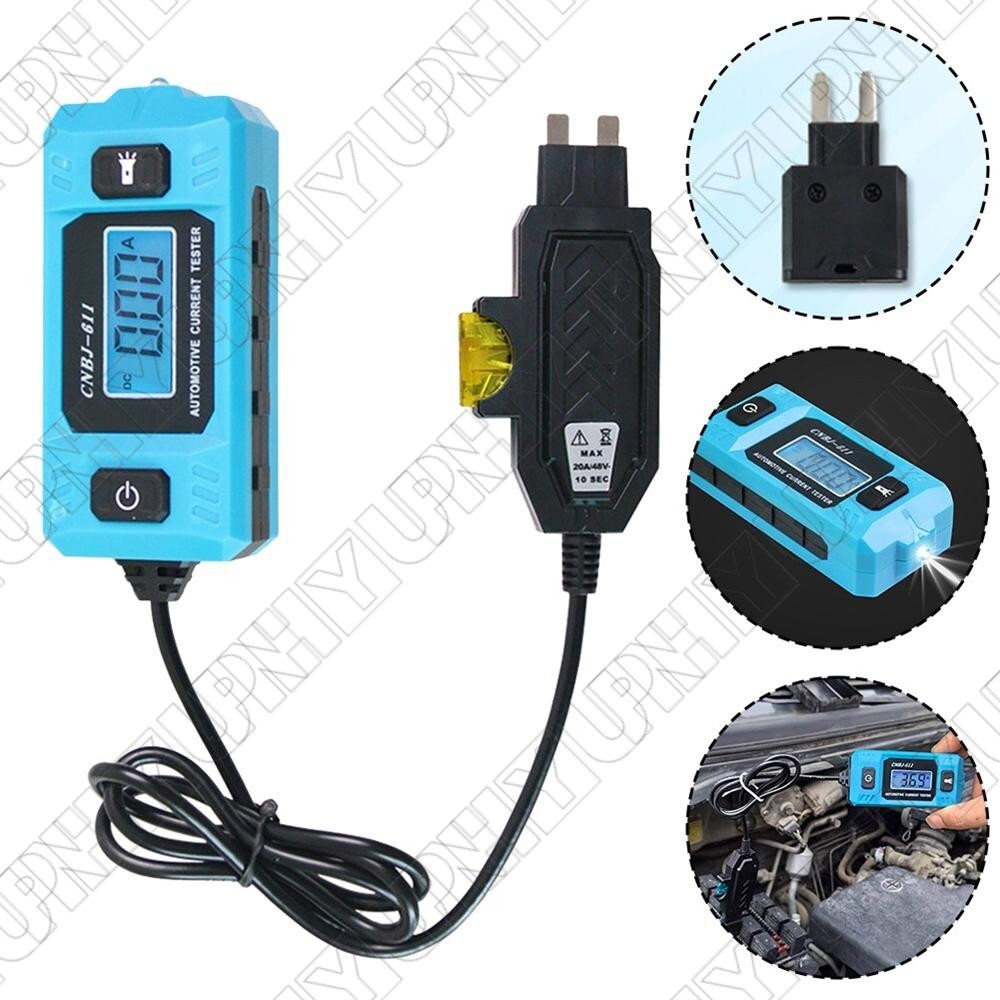 12V Auto Current Tester Multimeter Lamp Car Repair Tool Current Detector Fuse Q
