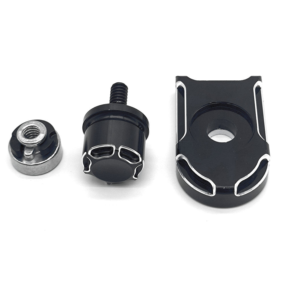 Fender Rear for Seat Bolt Screw Nut Mount Tab Knob Cover for Harley Touring 86-23