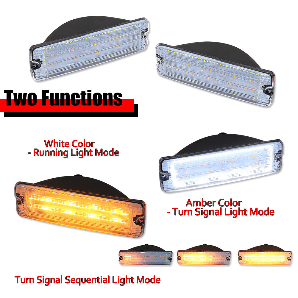 Turn signal sequence stop light suitable for 1991-93 for Dodge D150 D250 D350 W150 W250- v