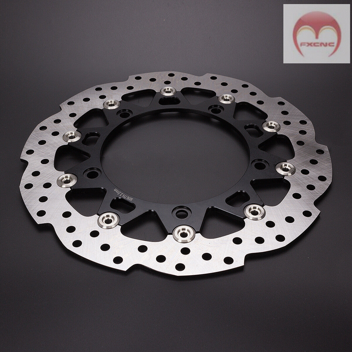 Suitable for Honda CB190R 11.8-inch CNC motorcycle aluminum front floating brake disc rotor