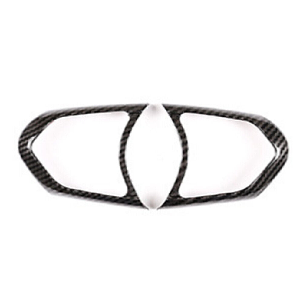 2x Carbon Fiber Steering Wheel Frame Decoration Cover Trim Fit for BMW M3 M4 M5 X5