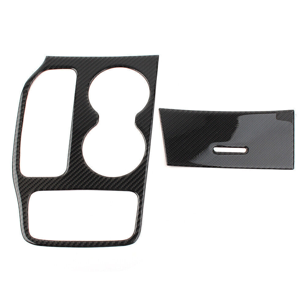 Dashboard Gear Shift Panel Cover LHD for Jeep Grand Cherokee 16-21 Carbon Fiber