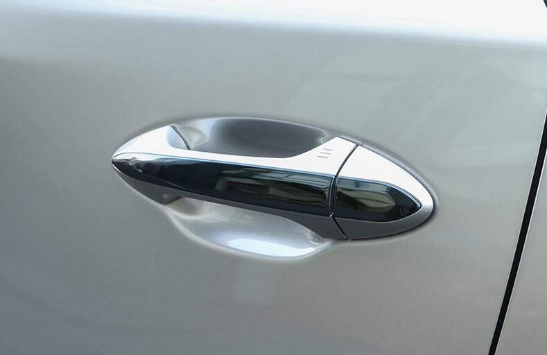 for Infiniti QX60 2022-2023 Black Titanium Outside Door Handle Cover Trim 8PCS