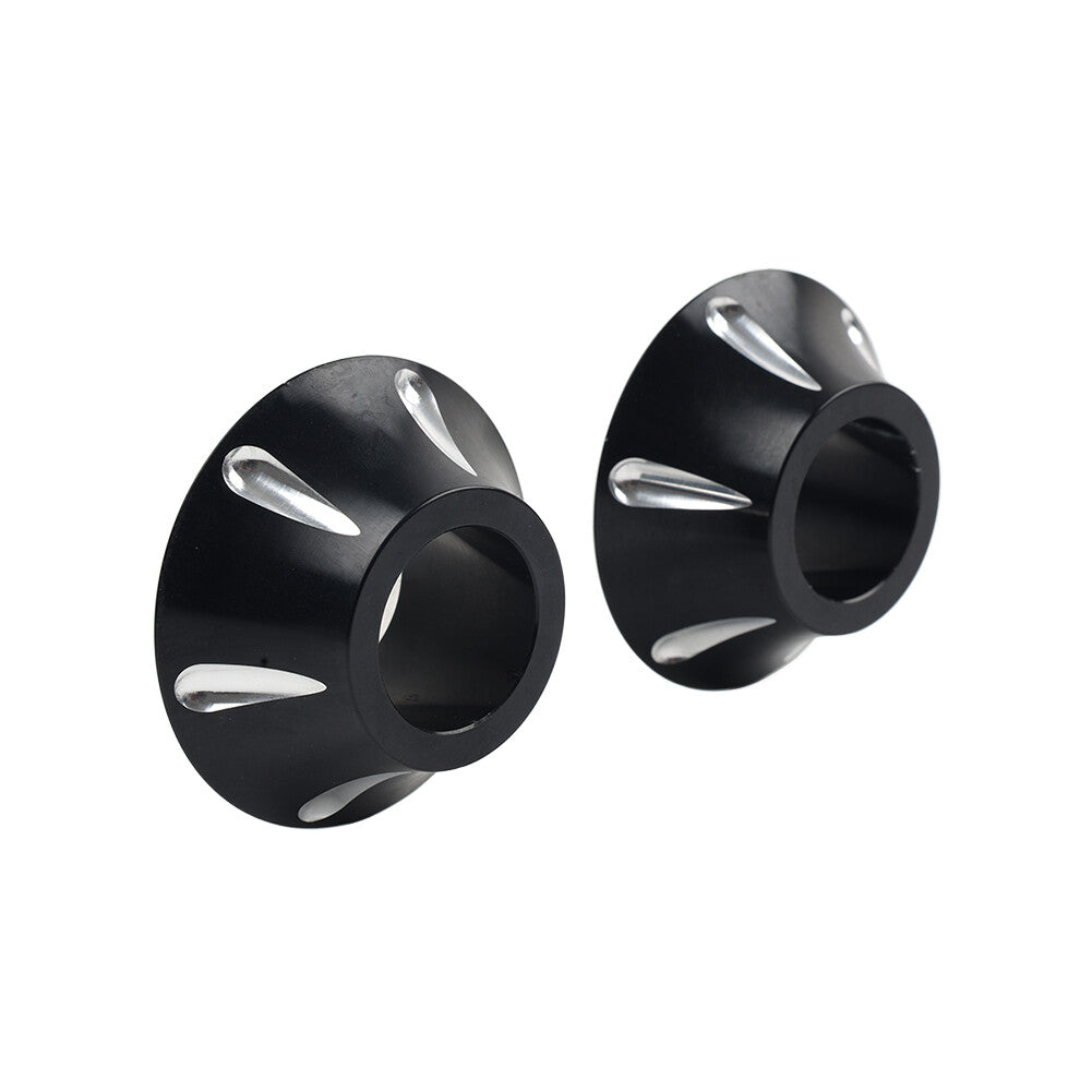 Front 25mm Tapered Axle Wheel Spacers for Harley Electra Glide Road King 08-2023 Q