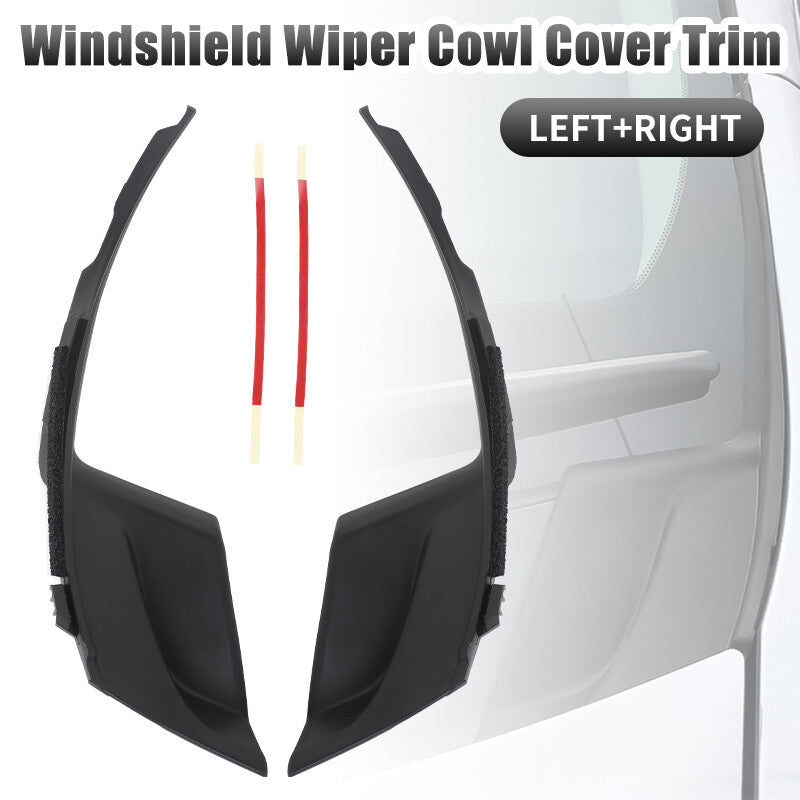 Front Windshield Wiper Side Cowl Extension Cover Trim Fits 2011-20 for Toyota for Sienna