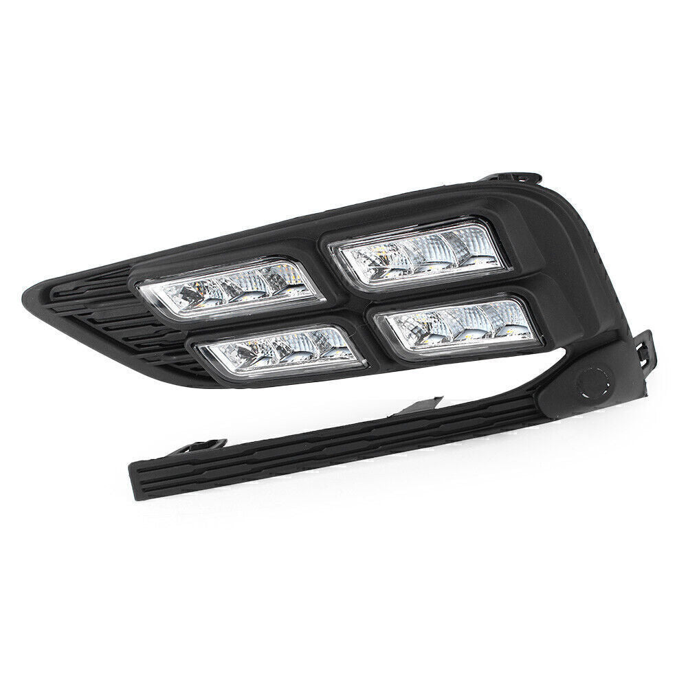 Two LED daytime running lights/fog lights are available for the 2017-2018 second-generation for Chevrolet for Cruze .