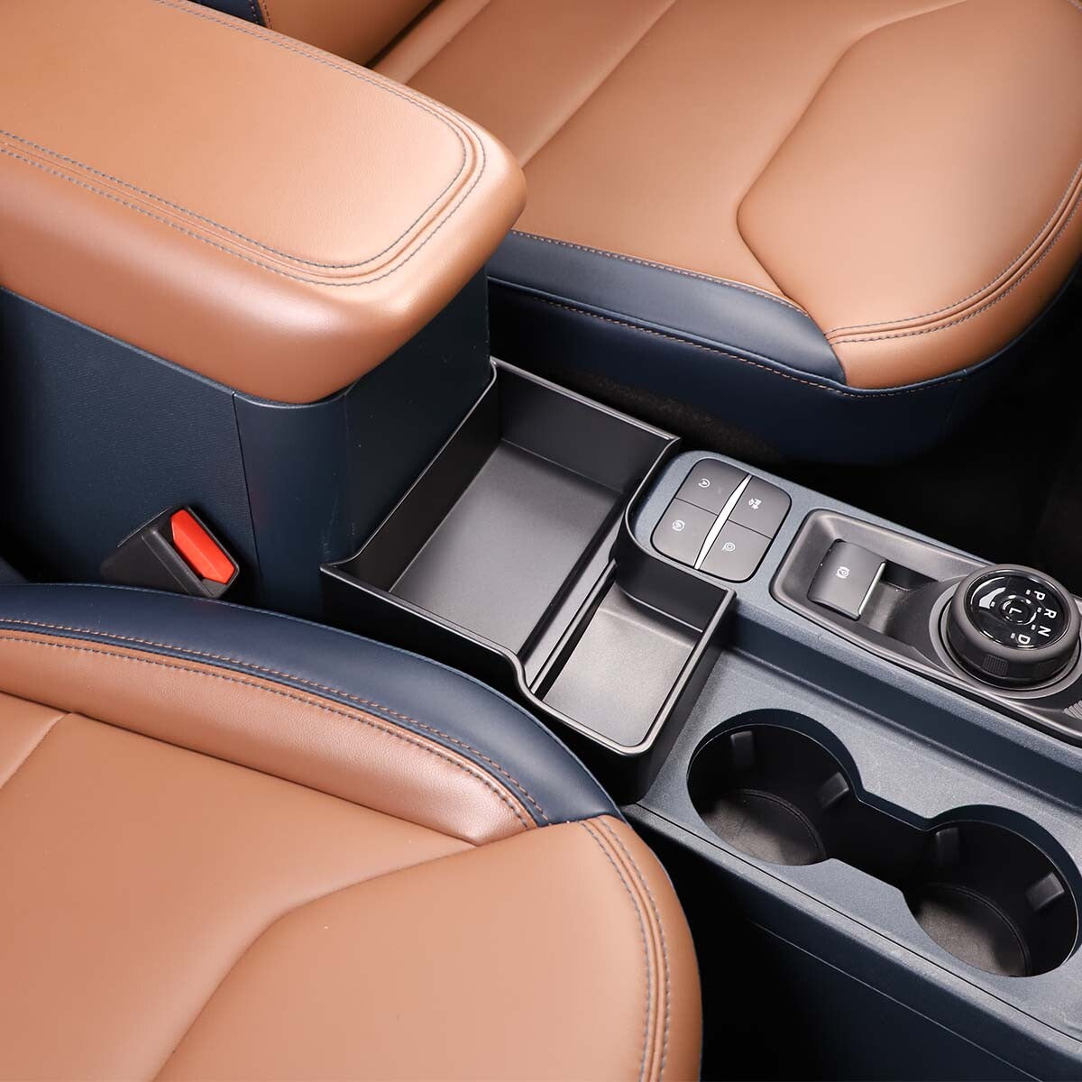 4-Piece Red Air Socket Adjustment Lever Cover Trim for Tacoma 2006-15 - v