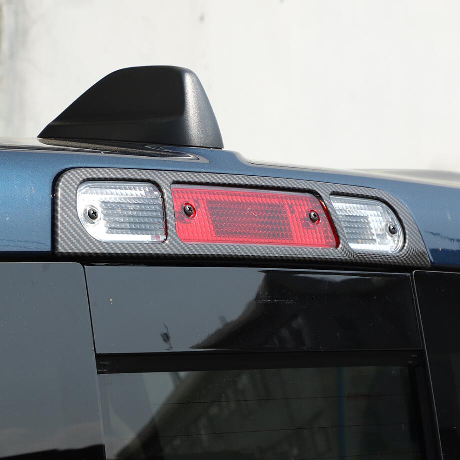 For 2019-2024 for Dodge for RAM 1500 Carbon Fiber Third Brake Tail Light Lamp Cover Trim v