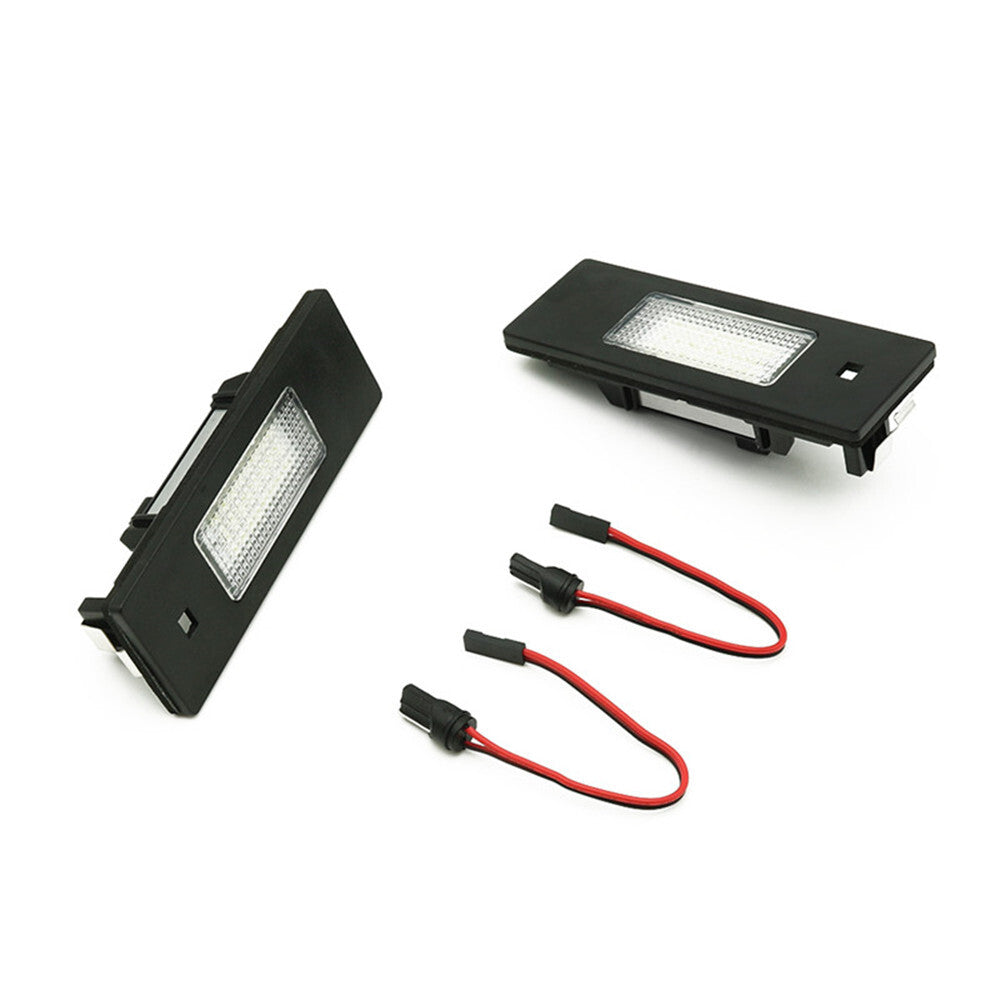 for BMW 1 Series E81 E87 F20 F21 i3 IO1 2x LED PREMIUM license plate lighting 18 SMD