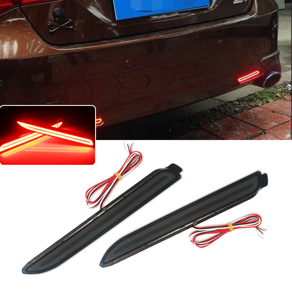 for for Lexus ISF RCF RX300 rear bumper reflector tail brake red LED light - v