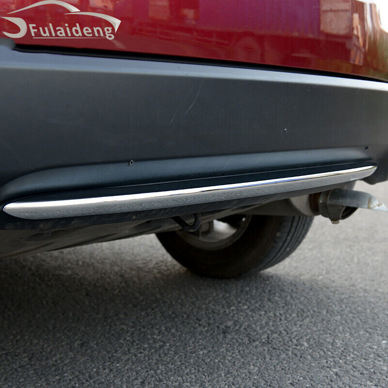 for Honda Vezel HR-V 2016-2018 Car Chrome Rear Bumper Molding Strip Cover Trim
