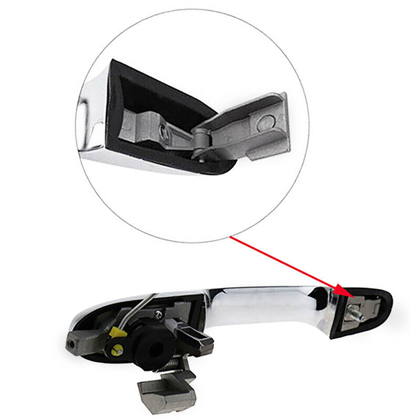 Door Handle Hinge Accessory for Fiat 500 for Abarth 500 for Alfa Romeo 147 GT