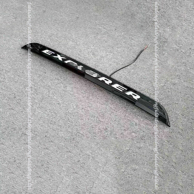 for Ford Explorer 20-2022 LED Badge Rear Trunk Tailgate Molding Trim Strip Cover