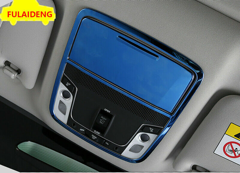 2P Blue Interior Front Reading Light Lamp Cover Trim for Honda Accord 2018-2021
