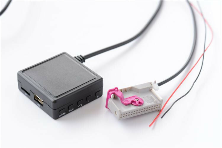 Bluetooth Adapter AUX USB SD MP3 charge Cable for Audi A3 A4 A6 for A8 TT R8 RNS-E v