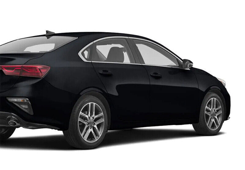 for Kia Forte K3 2019-2022 ABS Glossy Black Side Window Visor Sun Rain Shield 4P