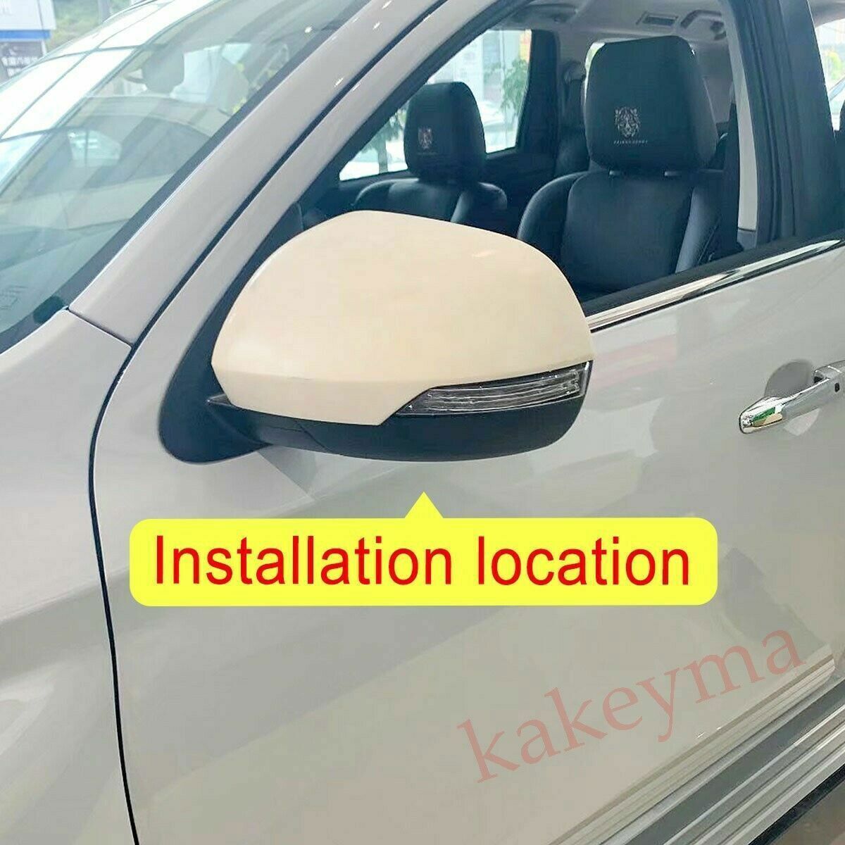 For Outlander 2013-2020 Matte Silver Inner Door Speaker Cover Trim 4P v