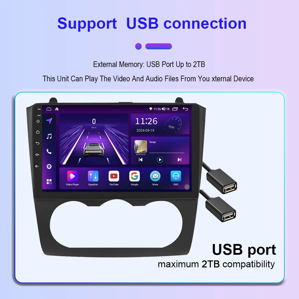 for Nissan Teana for Altima 2008-2012 Android CarPlay Car Radio Screen GPS Player