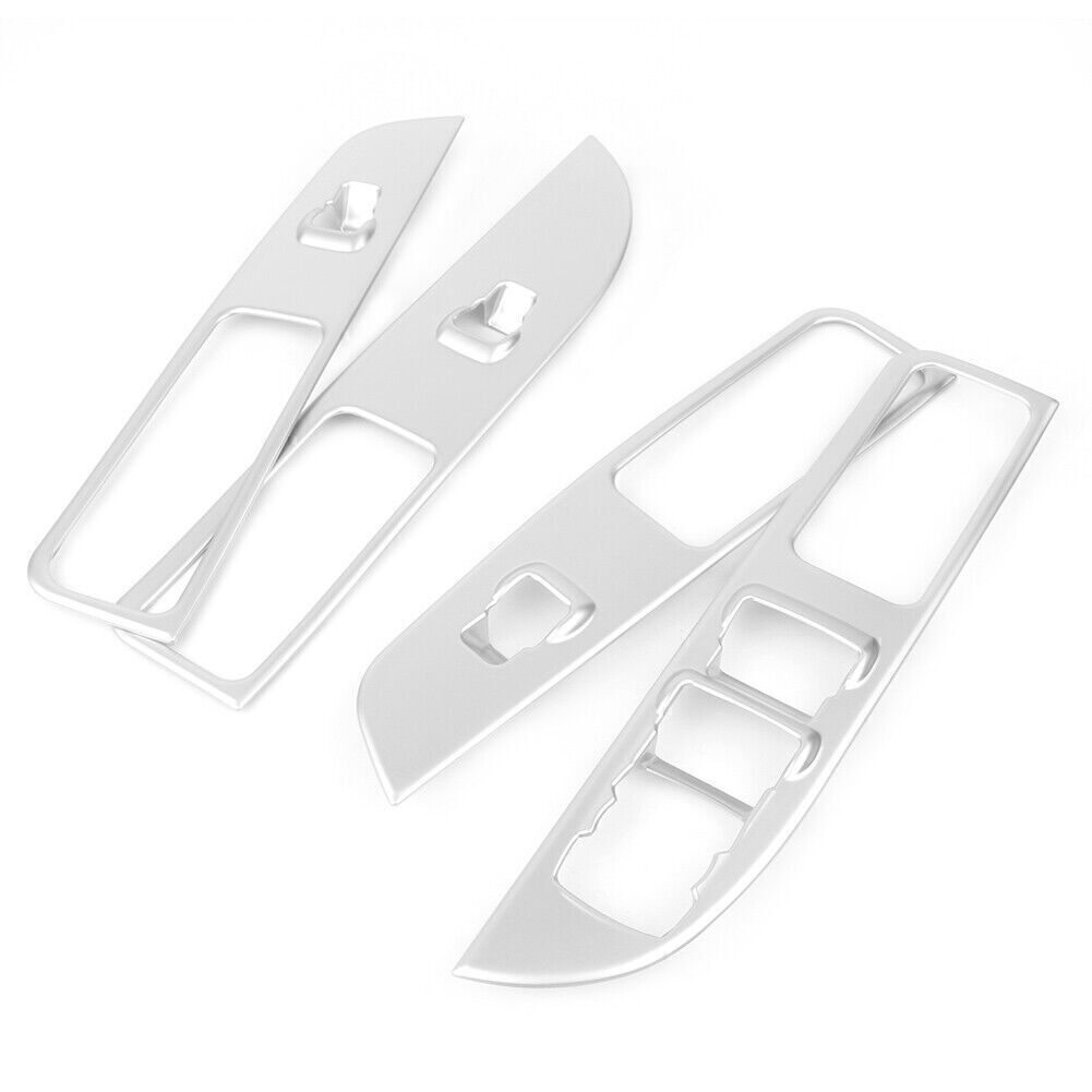 4x Inner Window Switch Panel Cover Tirm Fit for ford Explorer 2016-2018 Q