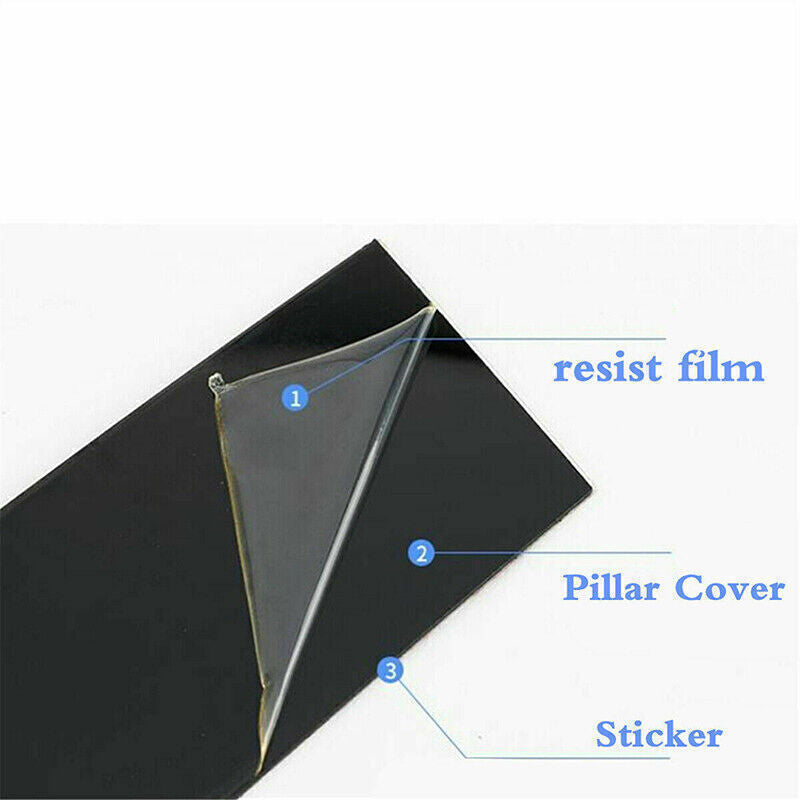 Piano Black Pillar Posts Door Window Molding Strip for Honda for Civic Sedan 22-2024