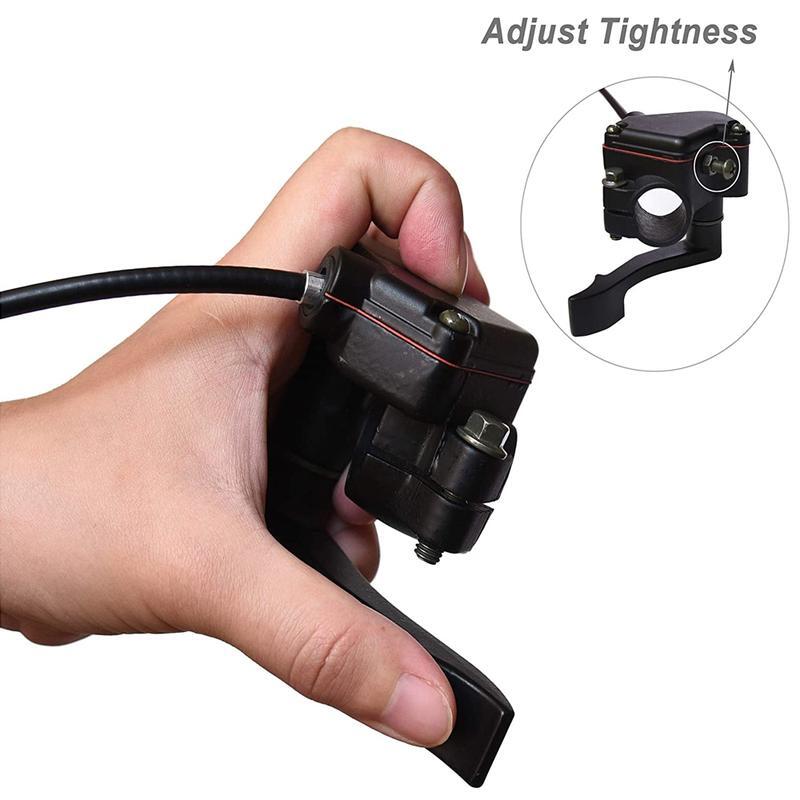 7/8-inch thumb throttle cable accelerator control handle assembly all-terrain vehicle four-kart - n