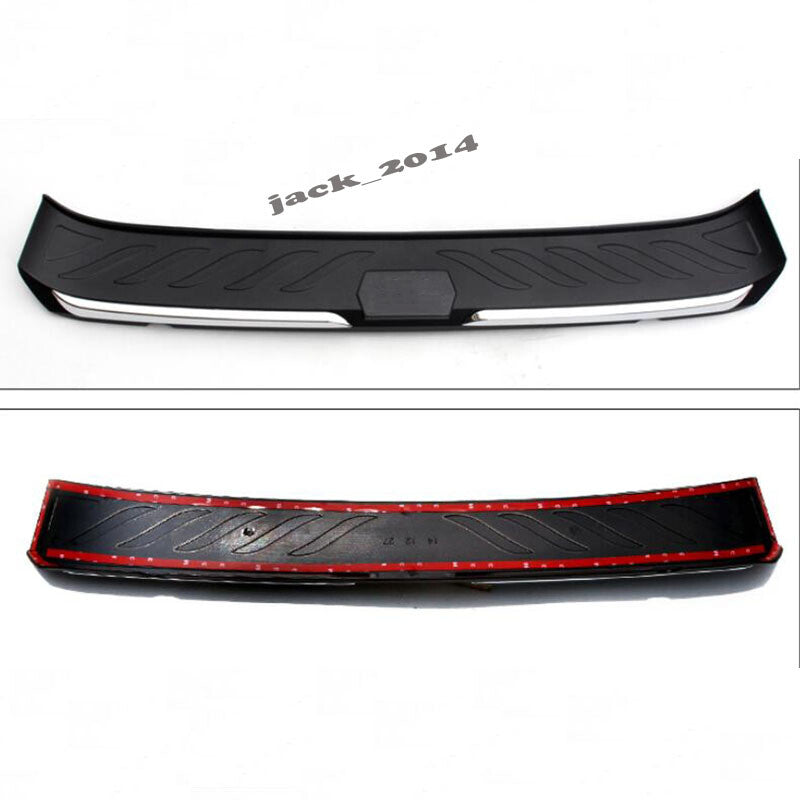 for Honda Fit Jazz 2014 2015-2017 ABS BLACK Car Rear Bumper Protector Guard Sill