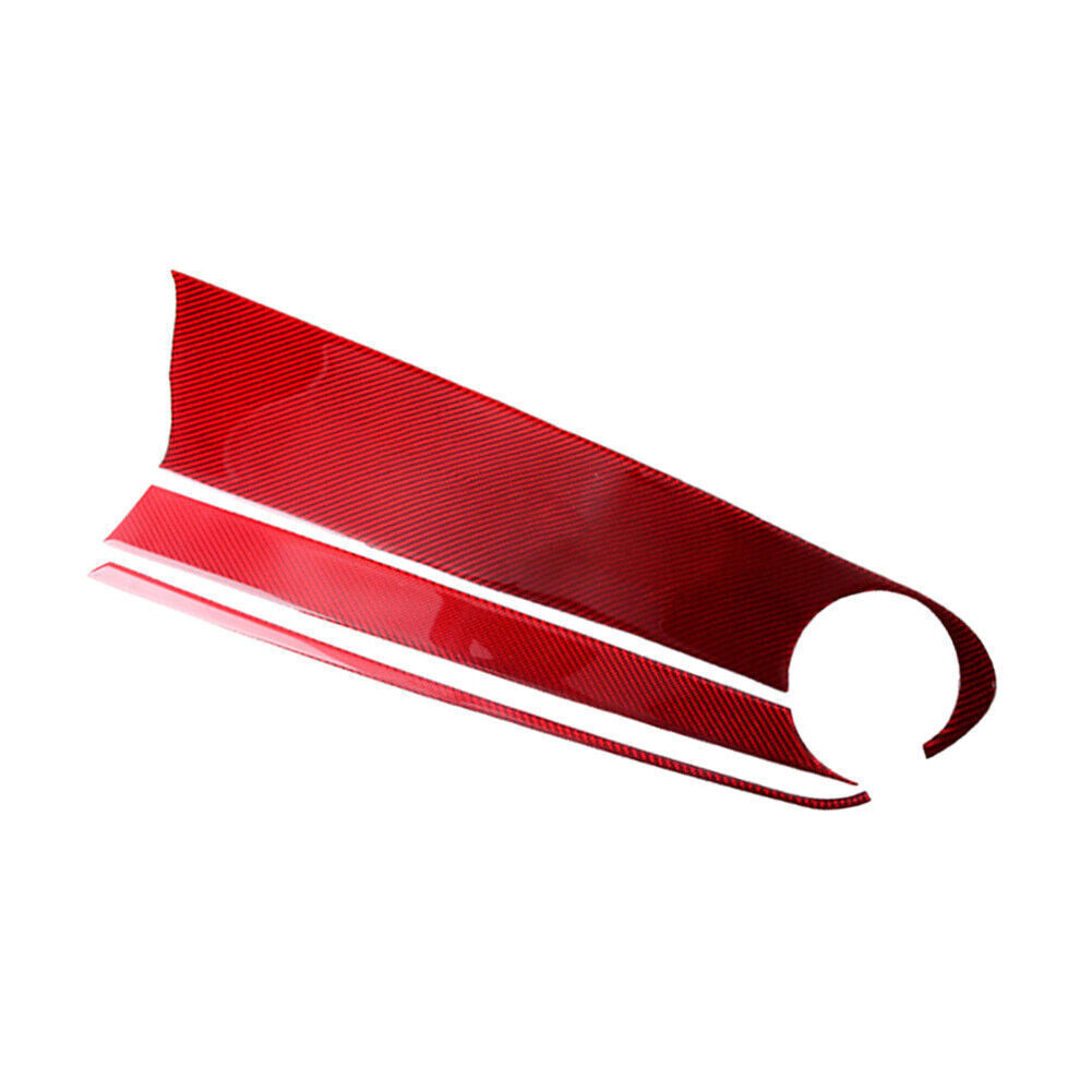 Carbon Fiber Red Copilot Dashboard Panel Cover Trim for Chevrolet Camaro 2016-20