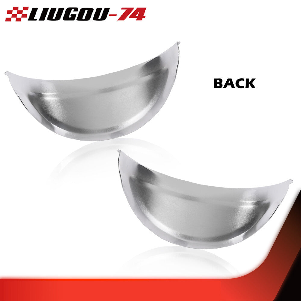 Headlamp Headlamp Visor 7 for CHRome Guard Trim Cap Left + Right Pair - v